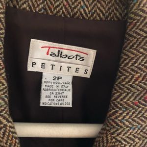 Talbots 100% wool blazer